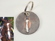 Load image into Gallery viewer, Custom Horse Keychain