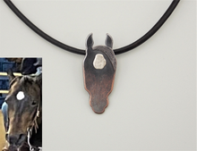 Load image into Gallery viewer, Custom Horse Necklace (With Side Forelock)