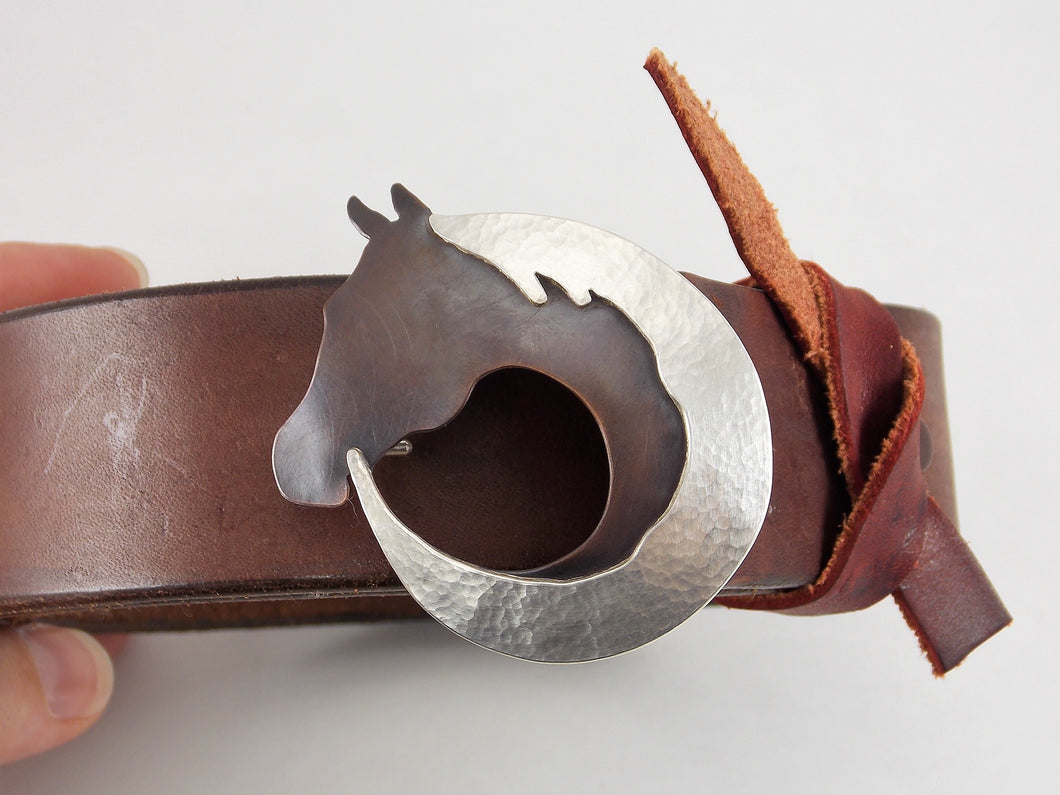 Horse Buckle (Copper/Silver)