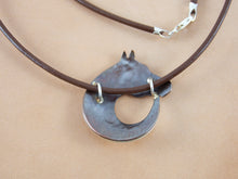 Load image into Gallery viewer, Circular Horse Necklace (Copper)
