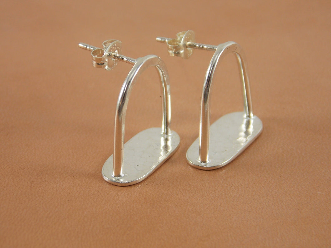 Stirrup Stud Earrings