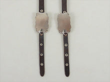 Load image into Gallery viewer, Long Riveted Buckle Earrings