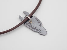 Load image into Gallery viewer, Custom Horse Necklace (Copper with Silver marking)