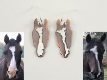 Load image into Gallery viewer, Custom Horse Head Earrings