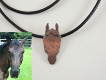 Load image into Gallery viewer, Custom Horse Necklace (Forelock Only)
