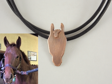 Load image into Gallery viewer, Custom Horse Necklace (Forelock Only)