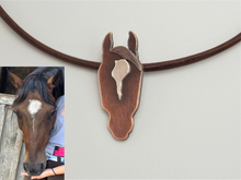 Load image into Gallery viewer, Custom Horse Necklace (With Side Forelock)