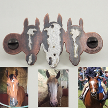 Load image into Gallery viewer, Custom Horse Head(s) Saddle Plate