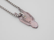 Load image into Gallery viewer, Custom Horse Necklace (Copper with Silver marking)