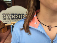 Load image into Gallery viewer, Custom Horse Necklace (Copper with Silver marking)