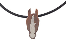 Load image into Gallery viewer, Custom Horse Necklace (Copper with Silver marking)
