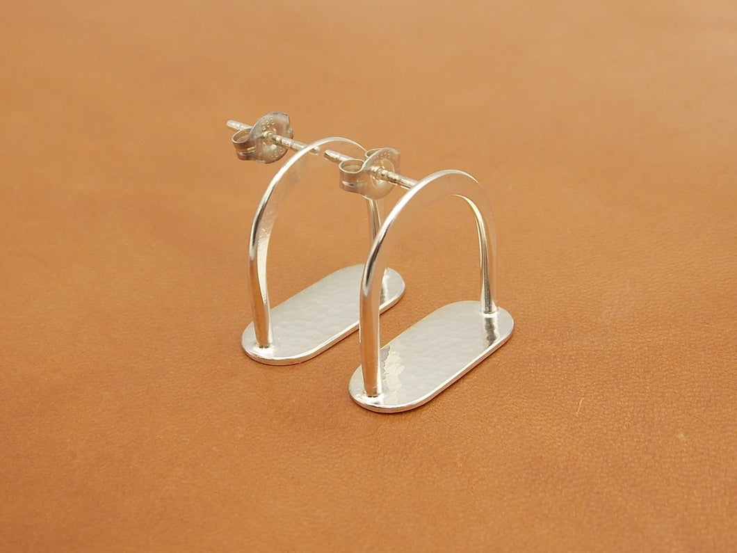 Stirrup Stud Earrings