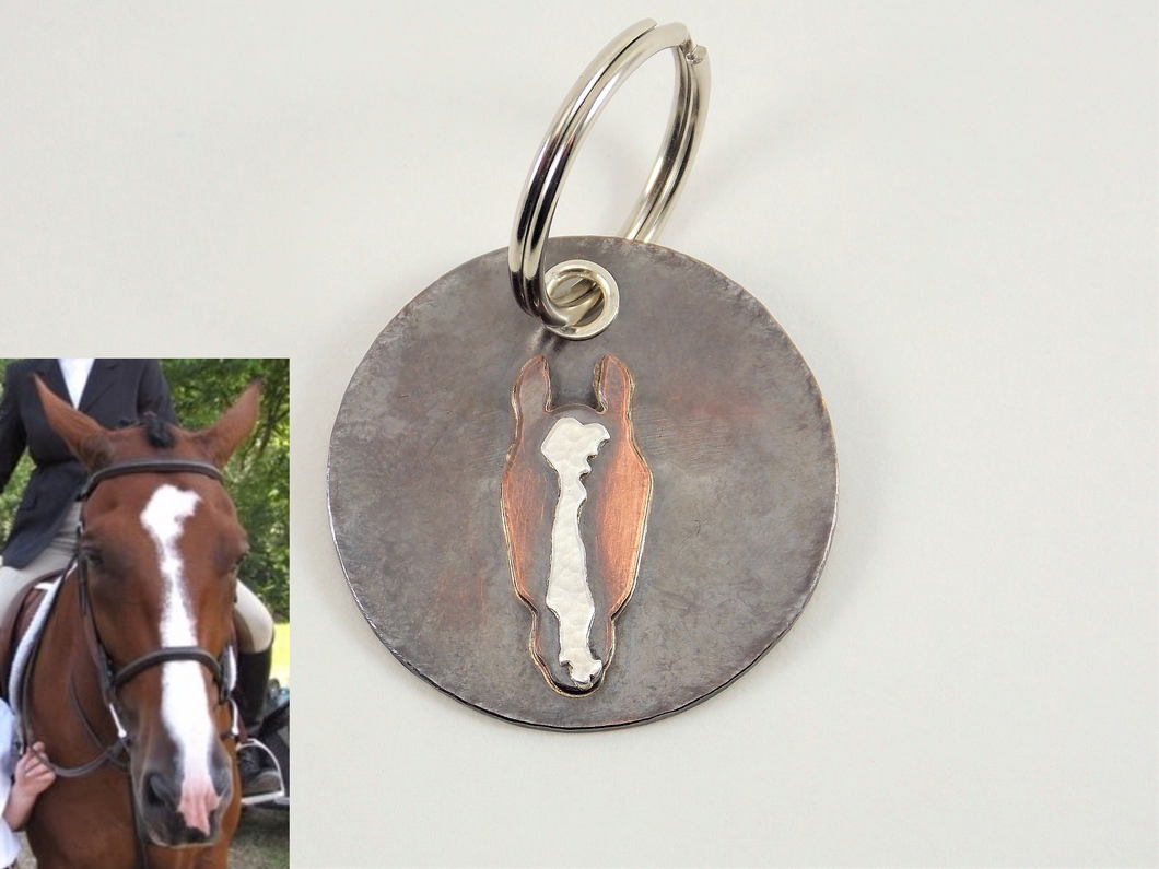 Custom Horse Keychain