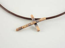 Load image into Gallery viewer, Cross Necklace (Brass)
