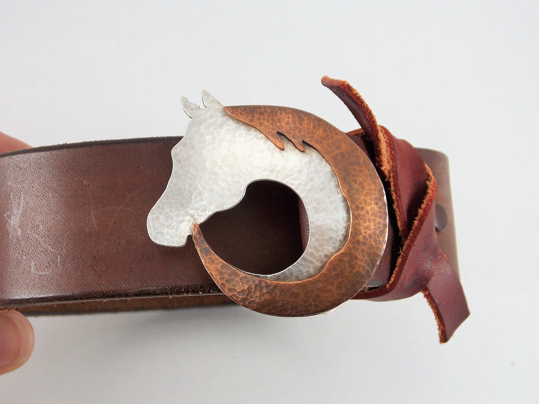 Horse Buckle (Silver/Copper)