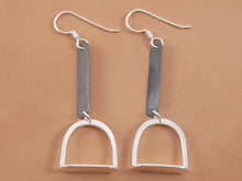 Load image into Gallery viewer, Short Stirrup Earrings
