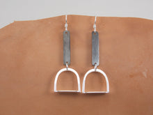 Load image into Gallery viewer, Short Stirrup Earrings
