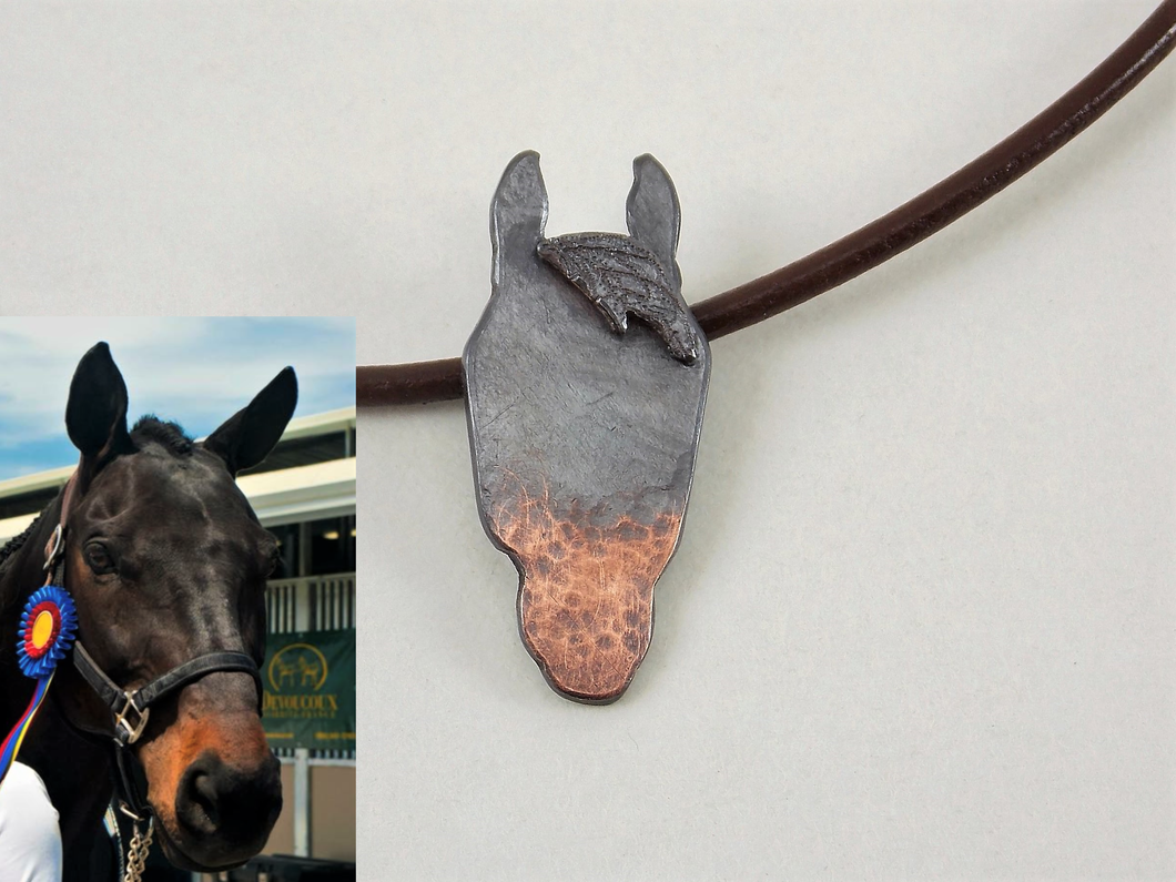 Custom Horse Necklace (Forelock Only)